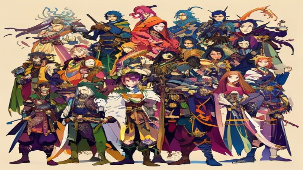 異世界タイプ診断 全18キャラクターイラスト